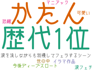 歴代1位, かたん, 涙を流しながらも我慢してフェラするシーン, 今後ディープスロート, イラマ作品, 涙フェチ, 世の中, 可愛い, マニアック, 恐縮