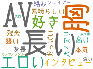 長い, 胸, AV, エロい, 好き, インタビュー, 素晴らしい, 本気, 悪い, 絡み, 身長, おっぱい, 高い, 残念, パイズリ, クレイジー, 強い, カメラアングル, 武器, AV女優