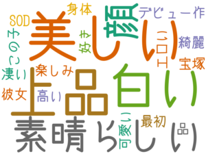上品, 美しい, 白い, 素晴らしい, 顔, デビュー作, 最初, 凄い, 彼女, 高い, 好き, 楽しみ, SOD, エロい, 身体, 綺麗, 宝塚, 可愛い, 品, この子