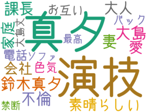 真夕, 演技, 鈴木真夕, 不倫, 課長, 妻, 大島, 素晴らしい, 会社, 大人, 家庭, 愛, お互い, 色気, 電話, バック, ソファ, 最高, 禁断, 大島丈