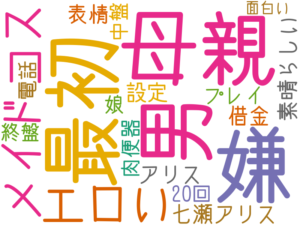男, 母親, 嫌, 最初, エロい, メイドコス, 七瀬アリス, アリス, 借金, 表情, 素晴らしい, 設定, プレイ, 20回, 娘, 終盤, 肉便器, 中盤, 電話, 面白い