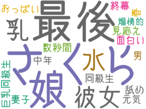さくら, 最後, 娘, 彼女, 水, 乳, おっぱい, 男, 舐め, 同級生, 妻子, 春, 見応え, 巨乳同級生, 中年, 元気, 数秒間, 終幕, 面白い, 煽情的