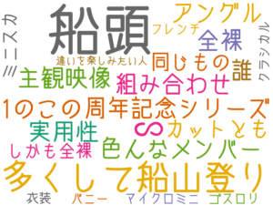船頭, 多くして船山登り, S 1のこの周年記念シリーズ, 誰, 実用性, 主観映像・全裸, 色んなメンバー, 組み合わせ, アングル, カットとも, 同じもの, しかも全裸, ミニスカ, マイクロミニ, バニー, クラシカル, フレンチ, ゴスロリ, 衣装, 違いを楽しみたい人