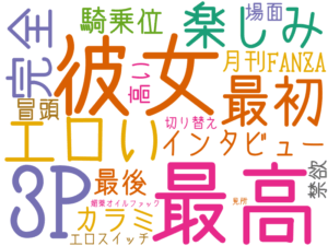 最高, 彼女, 3P, エロい, 最初, 楽しみ, 完全, インタビュー, 騎乗位, カラミ, 最後, 月刊FANZA, 高い, 冒頭, 場面, 禁欲, エロスイッチ, 切り替え, 媚薬オイルファック, 見所