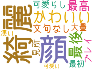 綺麗, 顔, かわいい, 最後, 最高, 文句なし, 可愛らし, プレイ, 見所, 最初, 大量, 凄い, 可愛い