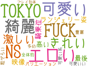 【NS TOKYO, FUCK, エロい, 可愛い, 綺麗, きれい, 激しい, ランジェリー姿, 映像, 高い, 騎乗位, 最後, バリエーション, 豊富, 可愛い系, 粒ぞろい, 可愛いい, 多め, 全体的, プレイ自体