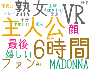 VR, 6時間, 主人公, 熟女, ファン, MADONNA, 顔, 最後, 嬉しい, すばらしい, 元カノ, 上司, 10人, 可愛い, 好き, 凄まじい, 十分, 高い, 最高, プレイ