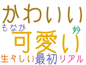 可愛い, かわいい, 最初, 生々しい, リアル, 妙, もなか